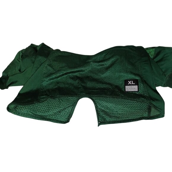 NIKE Men's XL GREEN VAPOR Football Jersey V-Neck Mesh Lightweight Long Durable - Picture 5 of 6